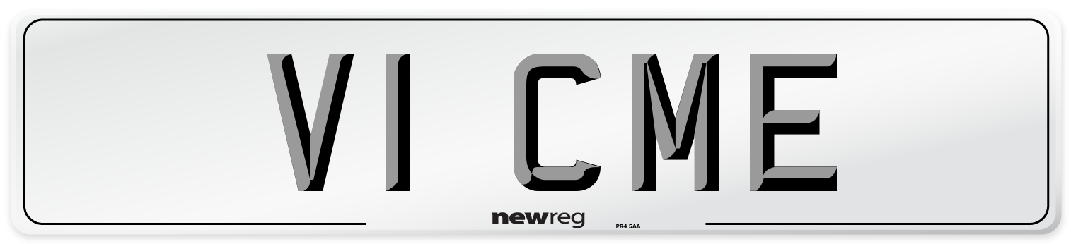 V1 CME Number Plate from New Reg